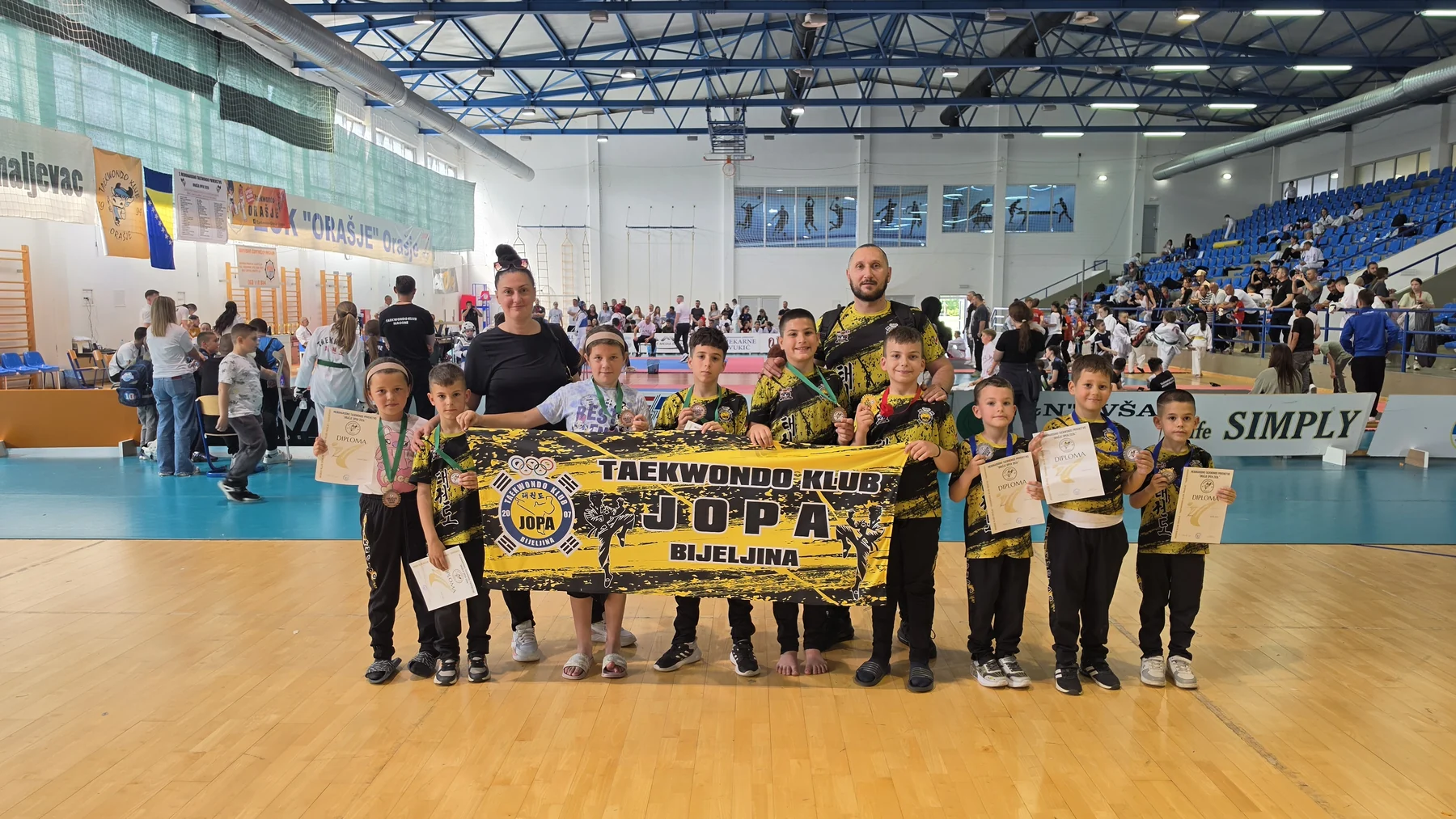 Devet najmlađih predstavnika Jope do medalja u Orašju